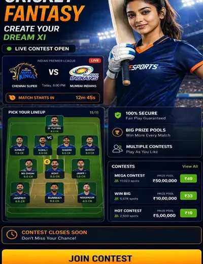 LUCKY379 (lucky 379 app) fantasy cricket & matchday visual 3